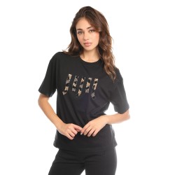 t-shirt jijil DONNA 0002 NERA - JPI25TS084 vista frontale