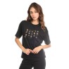 t-shirt jijil DONNA 0002 NERA - JPI25TS084 vista frontale