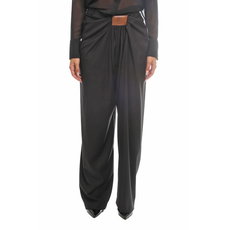 pantalone jijil DONNA 0002 NERO - JPI25PA378 vista frontale
