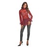 blusa kostumn°1 DONNA BORDEAUX - KI25139 vista completo frontale