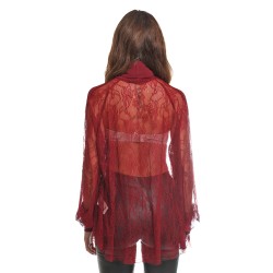 blusa kostumn°1 DONNA BORDEAUX - KI25139 vista posteriore