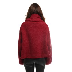 pelliccia kostumn°1 DONNA BORDEAUX - KI25131 vista posteriore