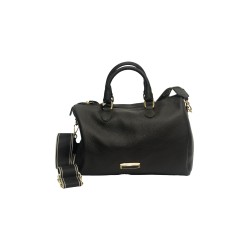 borsa marc ellis DONNA BLACK E GOLD - EVANIA DO vista frontale