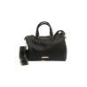 borsa marc ellis DONNA BLACK E GOLD - EVANIA DO vista frontale