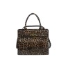borsa marc ellis DONNA BLACK LEO E LIGHT GOLD - AROUND TOTE vista frontale
