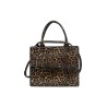 borsa marc ellis DONNA BLACK LEO E LIGHT GOLD - AROUND TOTE vista posteriore