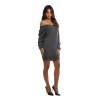 abito jijil DONNA 0300 GREY - JPI25AK007 vista frontale