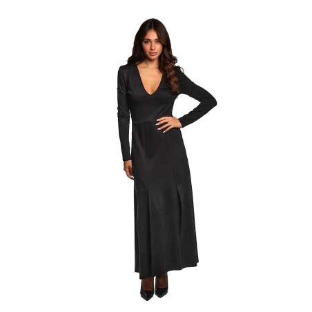 abito lungo jijil DONNA 0002 NERO - JPI25AB066 vista frontale