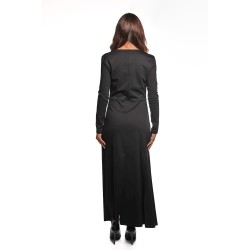 abito lungo jijil DONNA 0002 NERO - JPI25AB066 vista posteriore