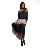 gonna jijil DONNA 1544 ECG PANNA - JPI25GO407 vista completo frontale