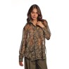 camicia jijil DONNA VERDE 1502 MUSCHIO - JPI25CA102 vista frontale
