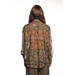 camicia jijil DONNA VERDE 1502 MUSCHIO - JPI25CA102 vista posteriore