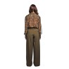 pantalone a palazzo jijil DONNA 0007 VERDE MILITARE - JPI25PA094 vista completo posteriore