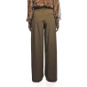 pantalone a palazzo jijil DONNA 0007 VERDE MILITARE - JPI25PA094 vista posteriore