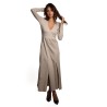 abito lungo jijil DONNA 0703 - NATURALE JPI25AB066 vista frontale