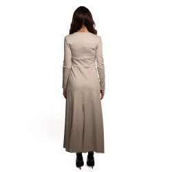 abito lungo jijil DONNA 0703 - NATURALE JPI25AB066 vista posteriore