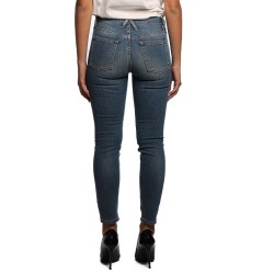 jeans cycle DONNA 07 NAVY BLUE - 452P543 vista posteriore