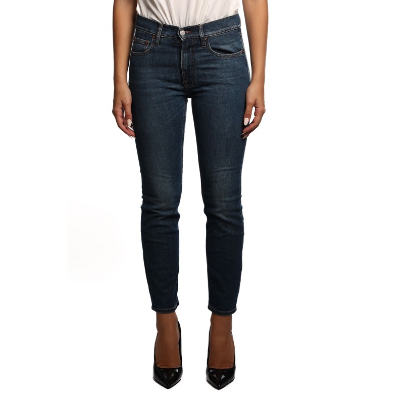 jeans cycle DONNA 07 NAVY BLUE - 452P542 vista frontale