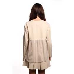 blusa jijil DONNA 0913 VANIGLIA - JPI25BL131 vista posteriore