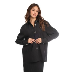 camicia jijil DONNA 0002 NERA - JPI25CA405 vista frontale