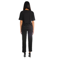 pantalone tuta jijil DONNA 0002 NERO - JPI25PA057 vista completo posteriore