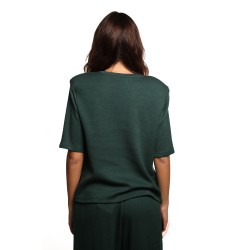 t-shirt kostumn°1 DONNA VERDE - KI2502 vista posteriore