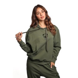 felpa moschino DONNA VERDE 0429 - V6A1708 - 4418 vista frontale