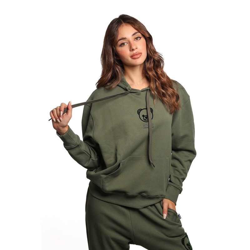 felpa moschino DONNA VERDE 0429 - V6A1708 - 4418 vista frontale