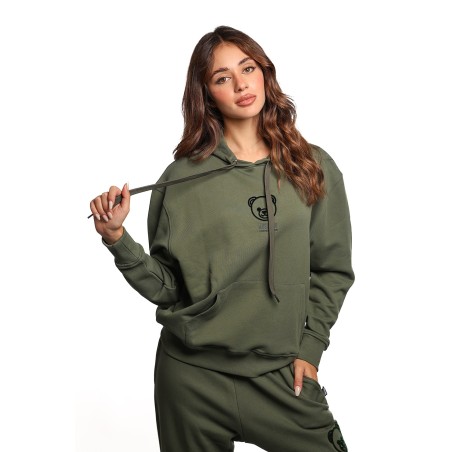 felpa moschino DONNA VERDE 0429 - V6A1708 - 4418 vista frontale