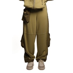 pantalone tuta cargo jijil DONNA VERDE 1502 MUSCHIO - JPI25PA071 vista frontale