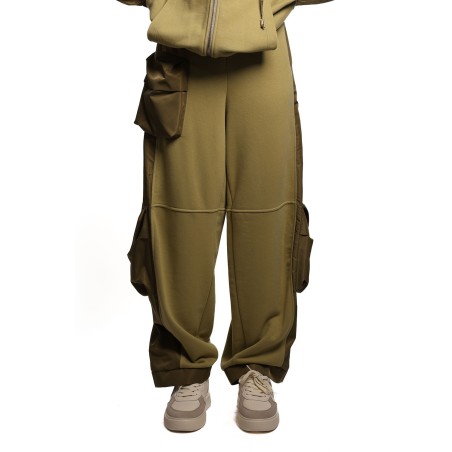 pantalone tuta cargo jijil DONNA VERDE 1502 MUSCHIO - JPI25PA071 vista frontale