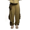 pantalone tuta cargo jijil DONNA VERDE 1502 MUSCHIO - JPI25PA071 vista frontale