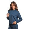 felpa guess DONNA BLU PETROLIO FBBO - V5YQ04KBSL2 vista frontale