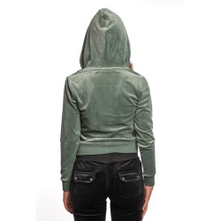 felpa juicy couture DONNA DUCK GREEN - VEJB70001WPFDG2 vista posteriore