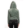 felpa juicy couture DONNA DUCK GREEN - VEJB70001WPFDG2 vista posteriore