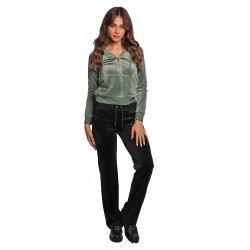 pantalone tuta juicy couture  DONNA BLACK - VEJB70002WPFJ00 vista completo frontale