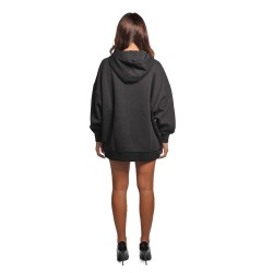 felpa oversize guess DONNA NERA JBLK - V5BQ12KB681 vista posteriore