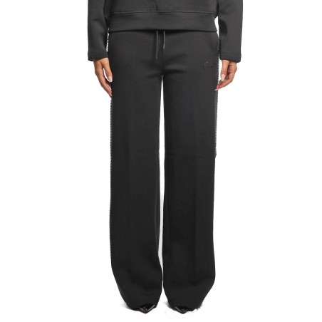 pantalone a palazzo guess DONNA NERA JBLK - V5BB11K1981 vista frontale