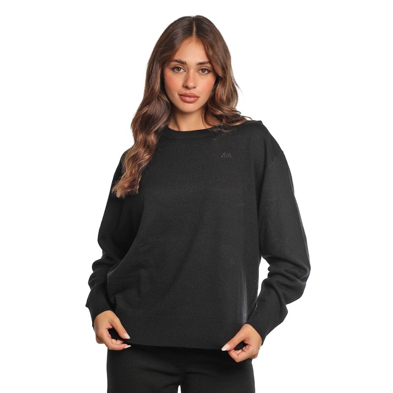 maglioncino jijil DONNA 0002 NERO - JPI25MK012 vista frontale