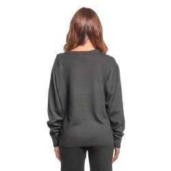 maglioncino jijil DONNA 0002 NERO - JPI25MK012 vista posteriore