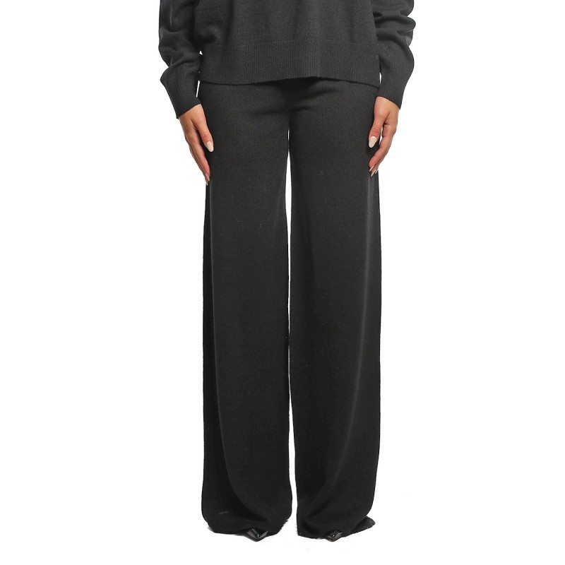 pantalone a palazzo jijil DONNA 0002 NERO - JPI25PK015 vista frontale