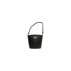 borsa john richmond DONNA BLACK E GOLD - RWA25345BO  vista frontale