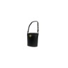 borsa john richmond DONNA BLACK E GOLD - RWA25345BO  vista laterale