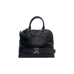 borsa john richmond DONNA BLACK E SILVER - RWA25188BO vista frontale
