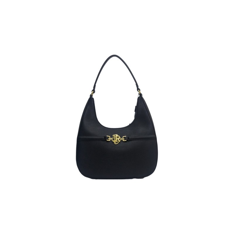 borsa john richmond DONNA BLACK E GOLD - RWA25344BO  vista frontale