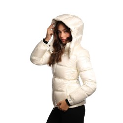 giubbino add DONNA BIANCO 1016 RICE - 12AWH113 vista laterale