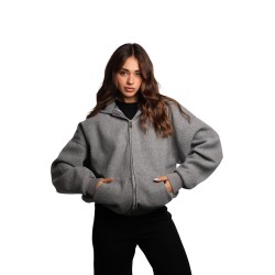 cappotto kostumn°1 DONNA GRIGIO - KI25137 vista frontale
