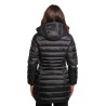 giubbino lungo save the duck DONNA NERO 10000 - D47300W - IRIS21 REESE vista posteriore