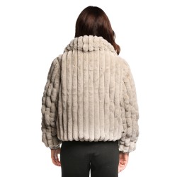 giubbino reversibile save the duck DONNA BEIGE CHIARO 40019 - D31352W - VERY21 ELINA vista posteriore