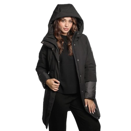 giubbino lungo refrigue DONNA BLACK - 2821O00075 - KATT vista frontale